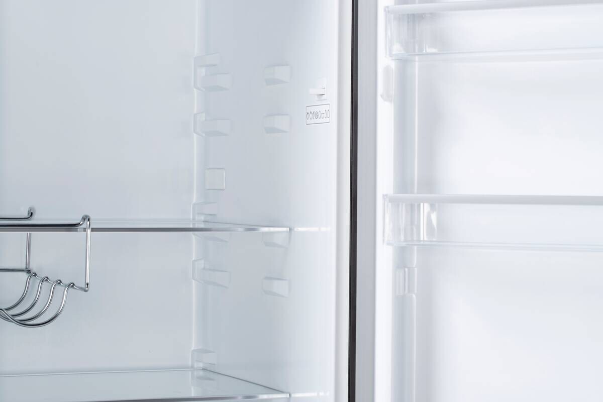 POCOline Kühl-/Gefrierkombination KGK262-176CDIX dark Inox B/H/T: ca. 54x176x55 cm