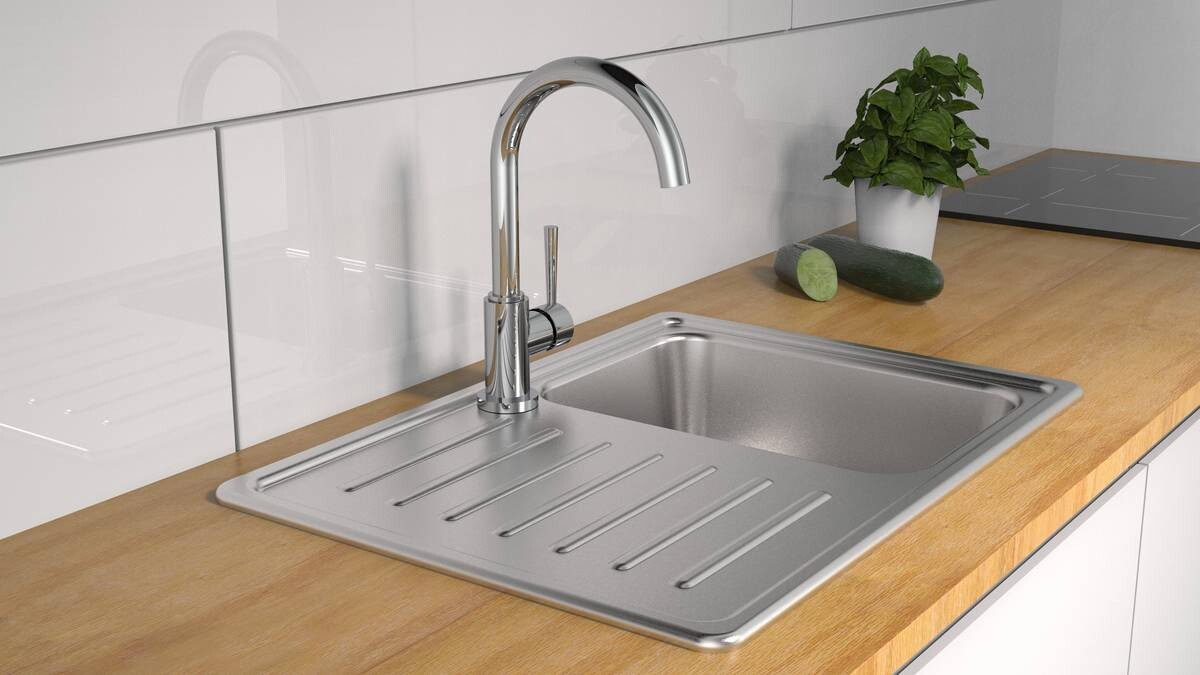 SCHÜTTE Spültisch-Armatur Cornwall Chrom B/H: ca. 22x34 cm