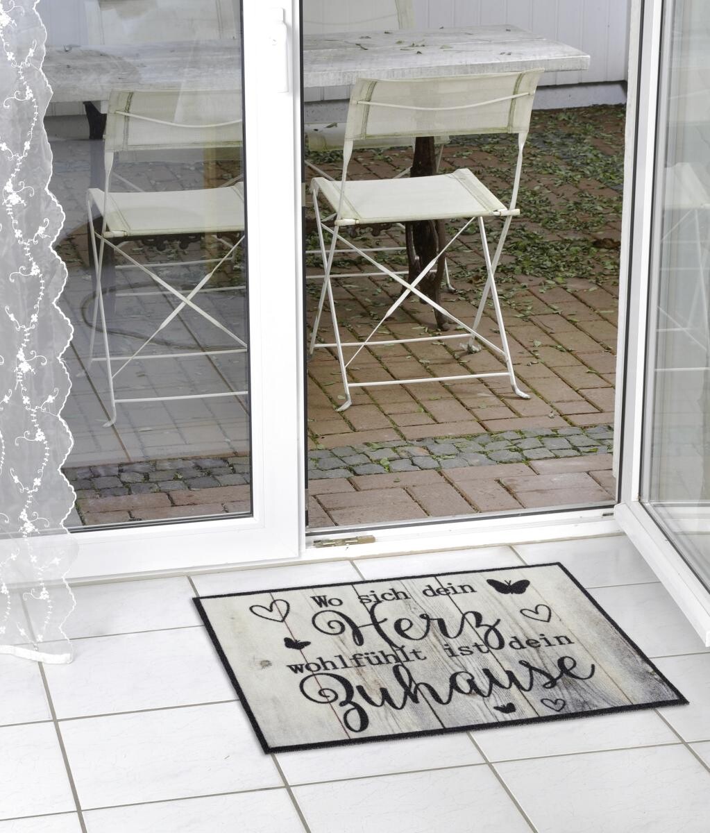 Fußmatte Velvet grauschwarz B/L: ca. 40x60 cm