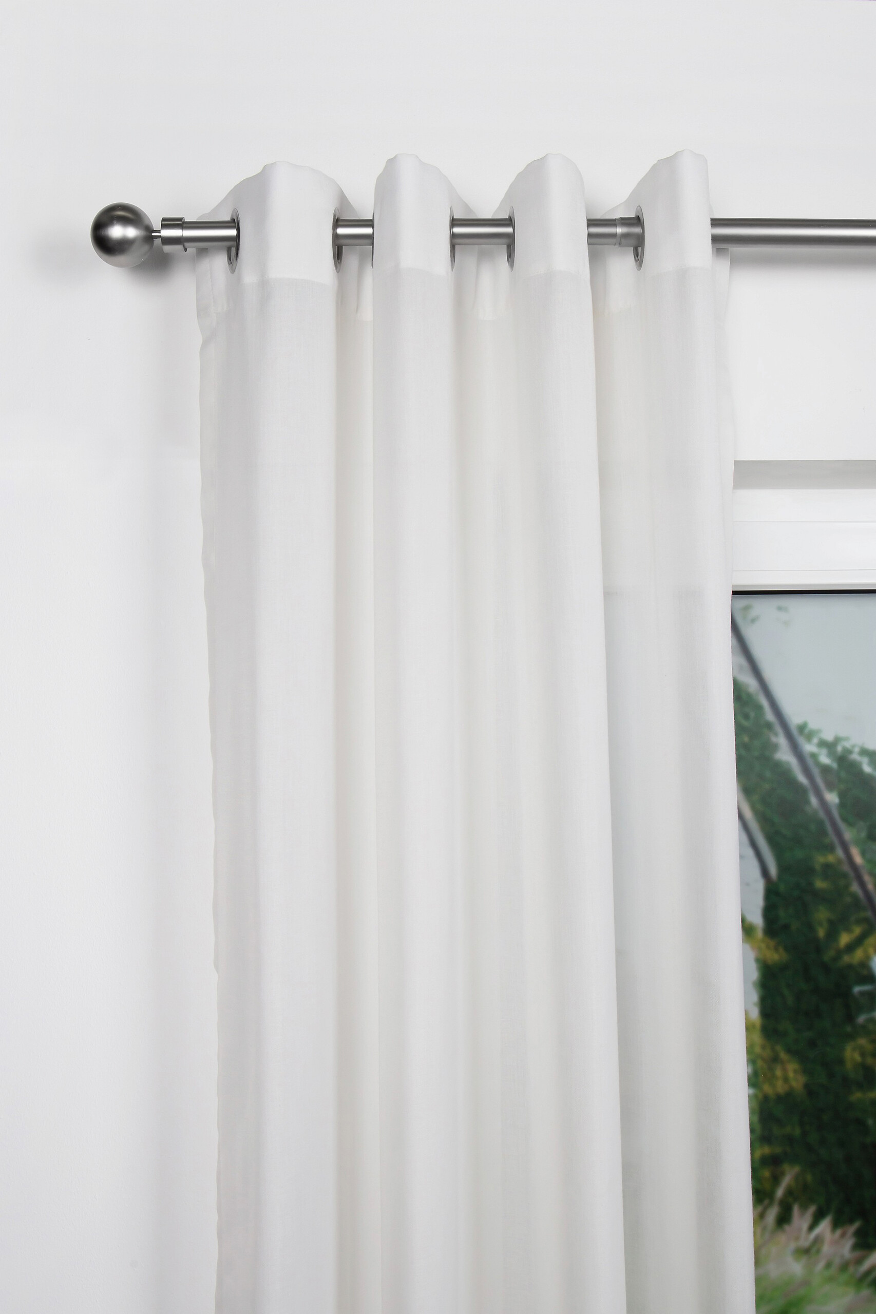 ondeco Stilgarnituren habito/ball-classic Edelstahloptik Metall ausziehbar von ca. 190 bis 360 cm 1.0 Läufe