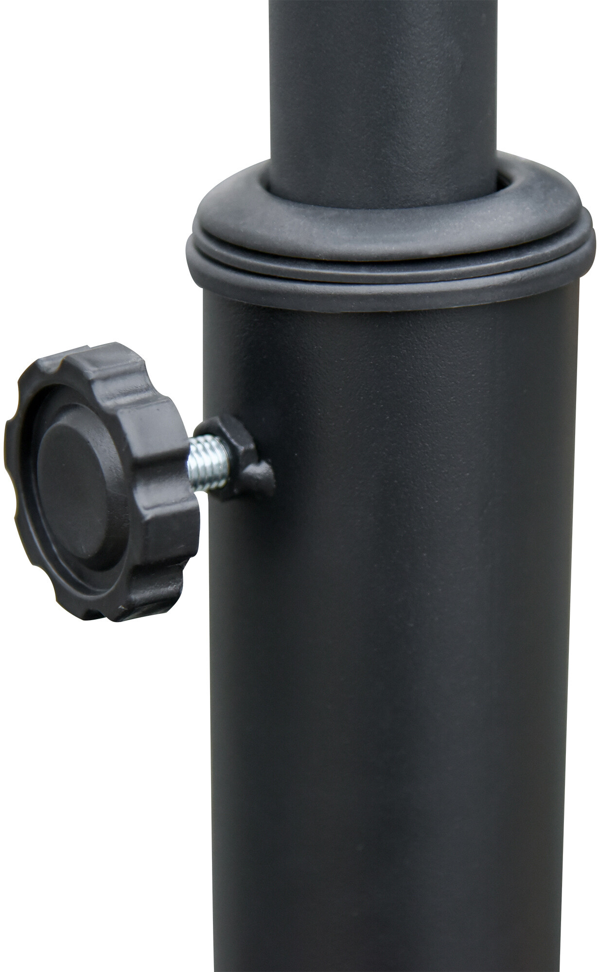 Outsunny Sonnenschirmständer schwarz Stahlrohr H/D: ca. 37x50 cm