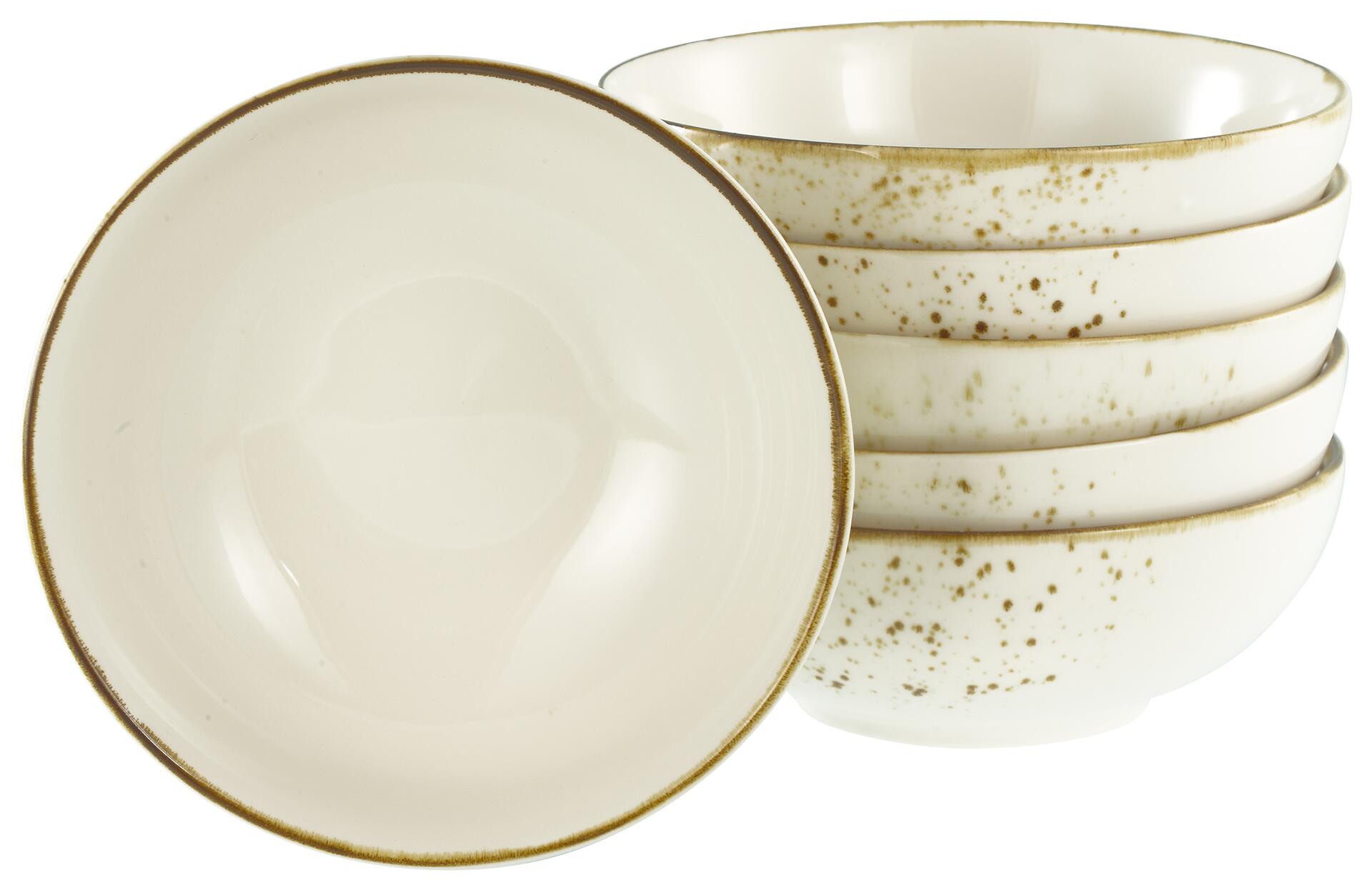 CreaTable Mehrzweckschalen Nature Collection creme Steinzeug