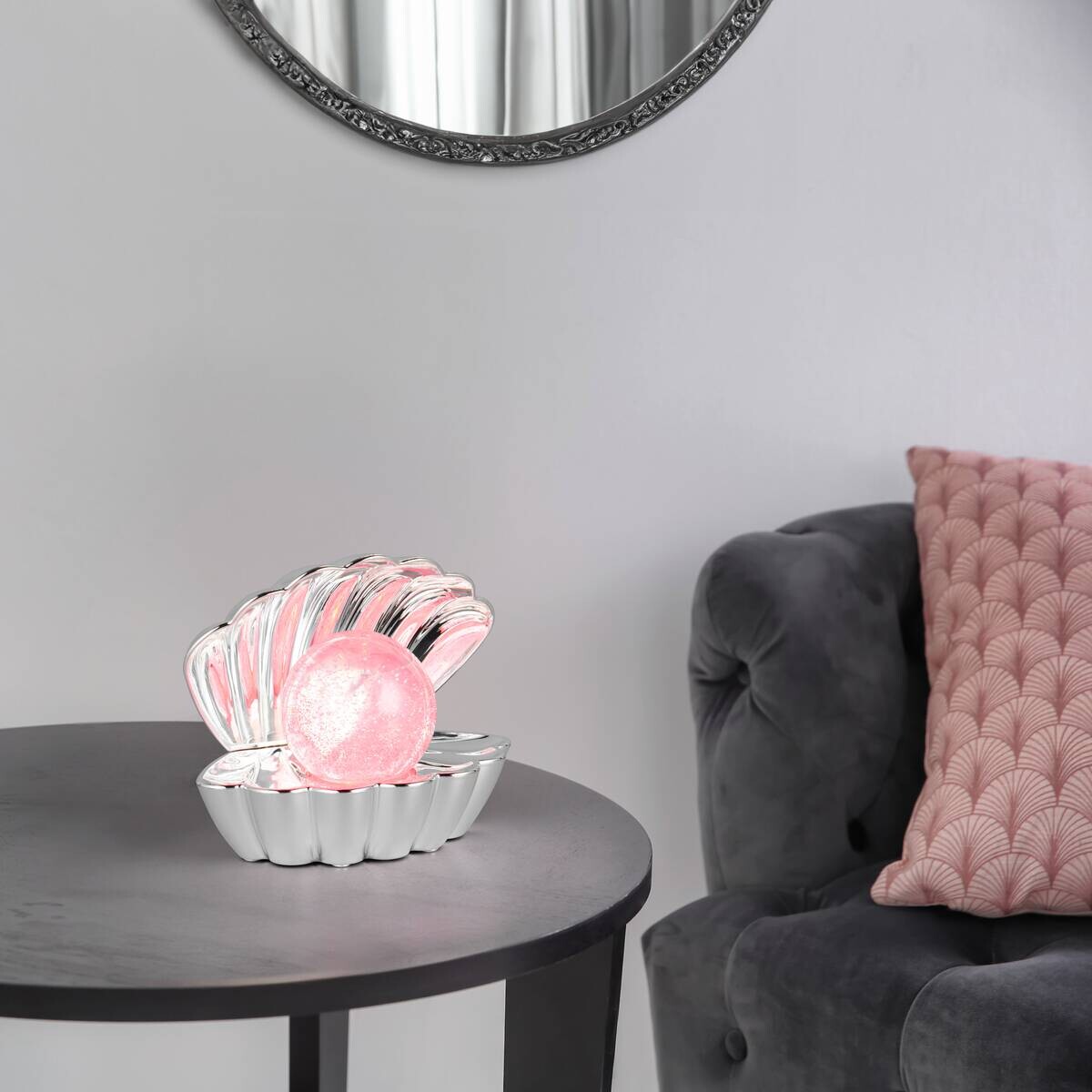 Reality Kinderzimmerleuchte Shelly Chrom Kunststoff B/H/L: ca. 17,5x14,5x12,5 cm