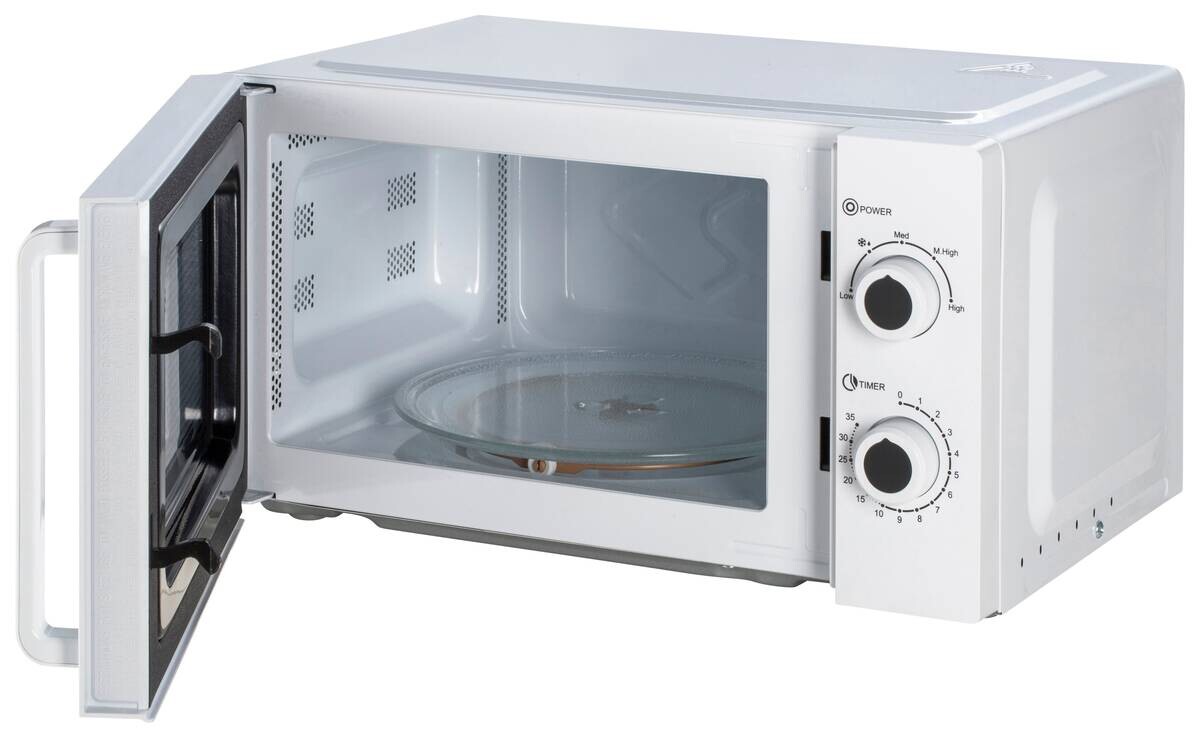 POCOline Mikrowelle D20MXP04-E70 weiß Metall B/H/T: ca. 44x24x32 cm ca. 20 l