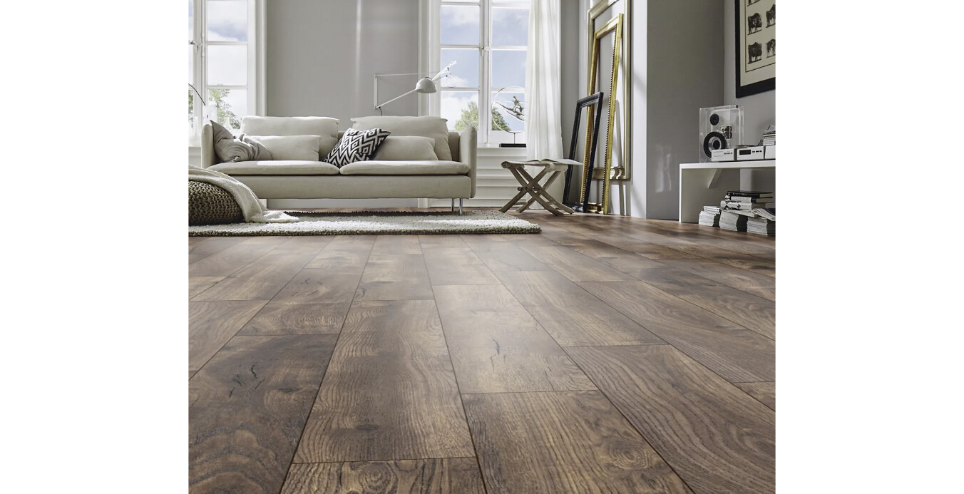 Kronotex Laminatboden Exquisit Plus ca. 2,694 m² im Paket  B/L: ca. 24,4x138 cm pro Paket