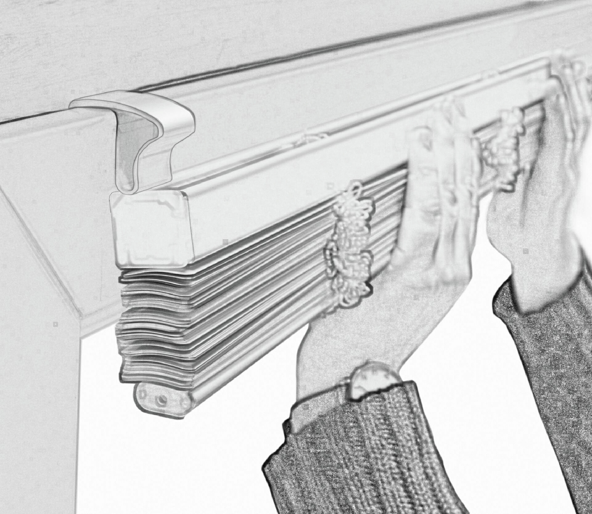 Alu-Jalousie weiß B/L: ca. 80x220 cm Alu-Jalousie weiß B/L: ca. 80x220 cm