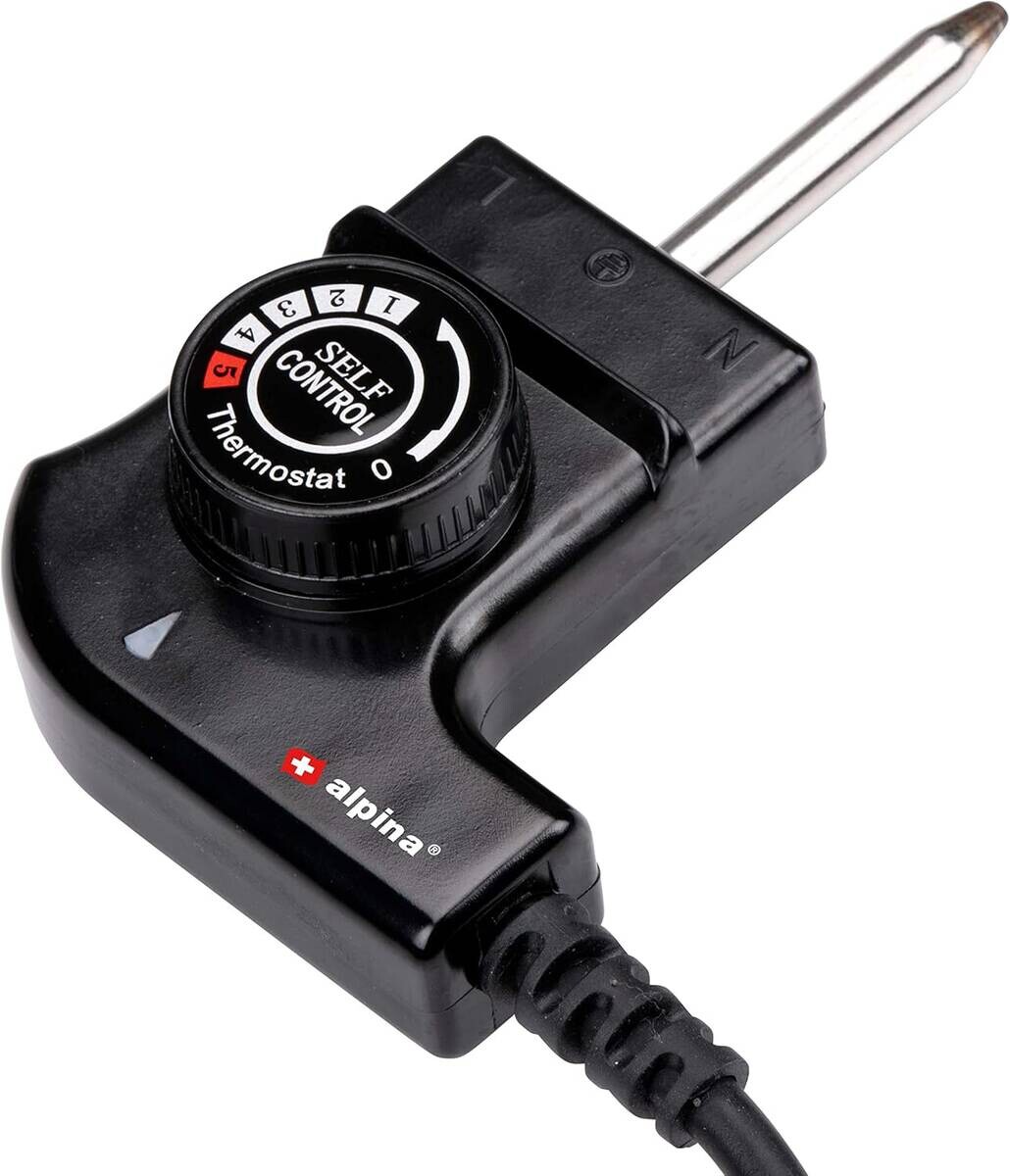 alpina Elektro-Tischgrill schwarz Metall B/L: ca. 100x20 cm