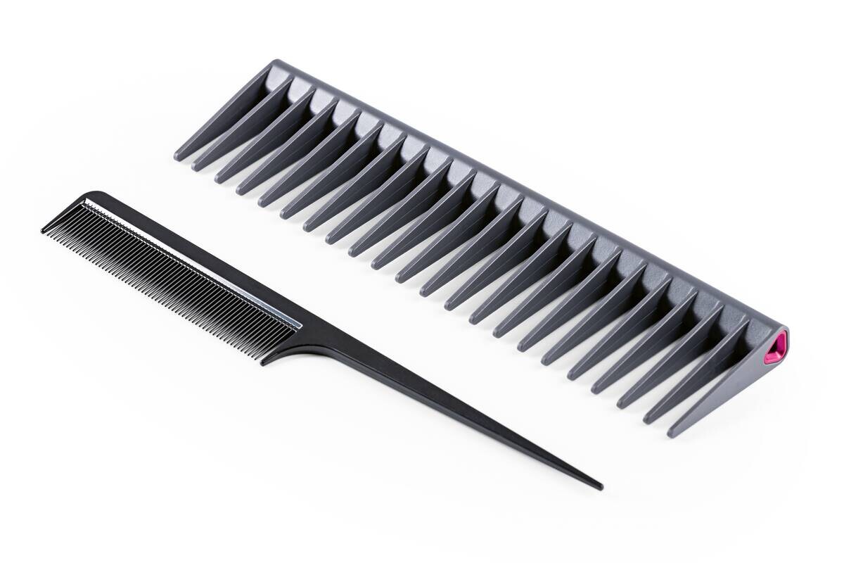 Haartrockner schwarz gold Kunststoff B/H/L: ca. 13,5x16x7,75 cm