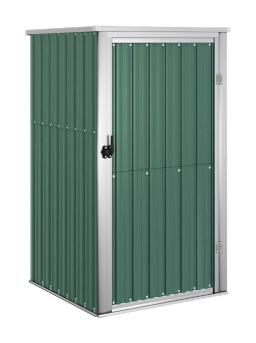 vidaXL Geräteschuppen grün B/H/T: ca. 88x210x93 cm