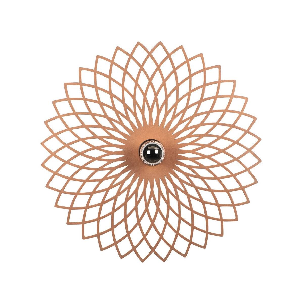 Opviq Wandleuchte Fellini Kupfer Metall B/H/T/L: ca. 12x50x12x50 cm E27 1 Brennstellen