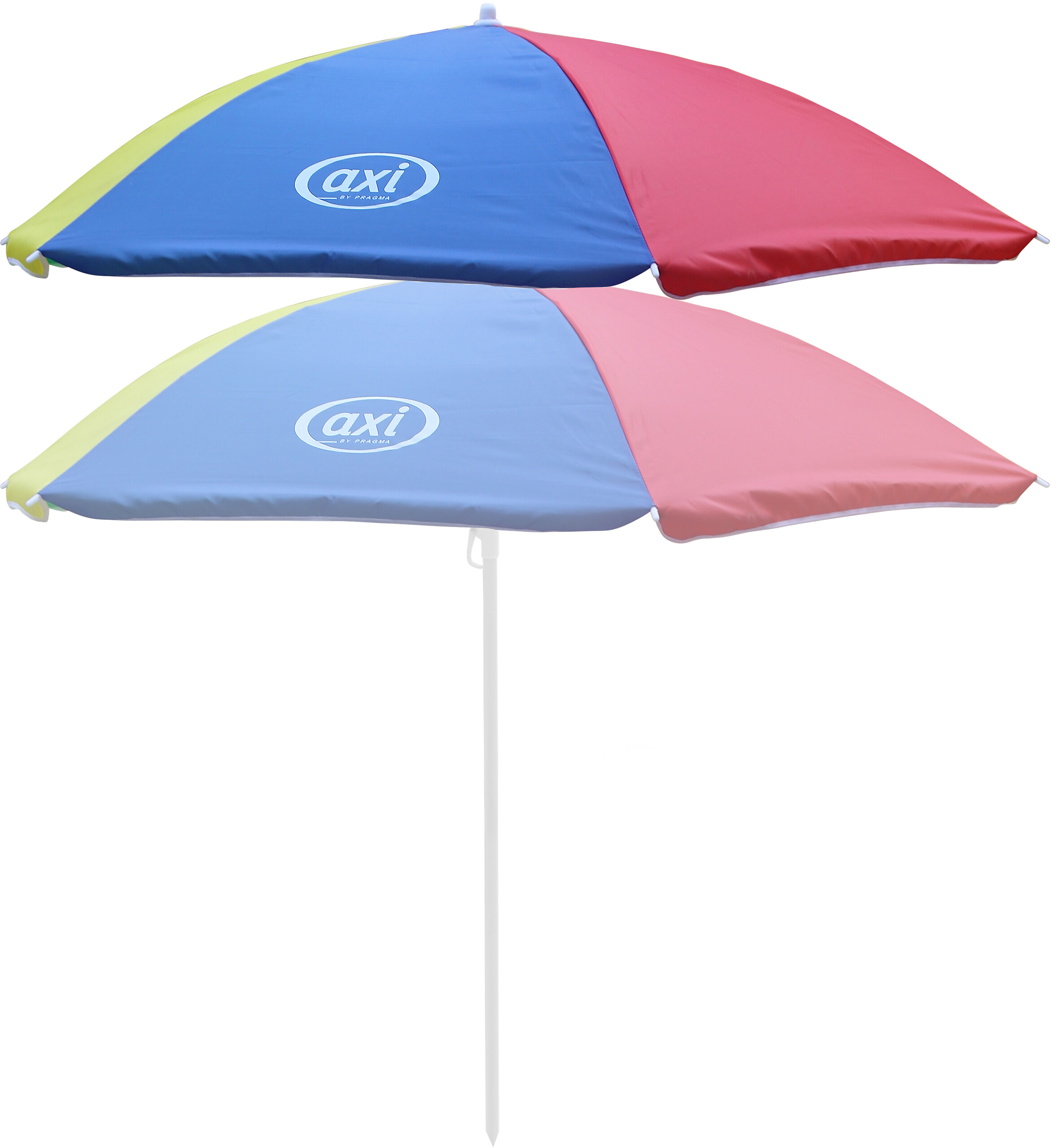AXI Sonnenschirm regenbogen Kunststoff H/T: ca. 175x125 cm
