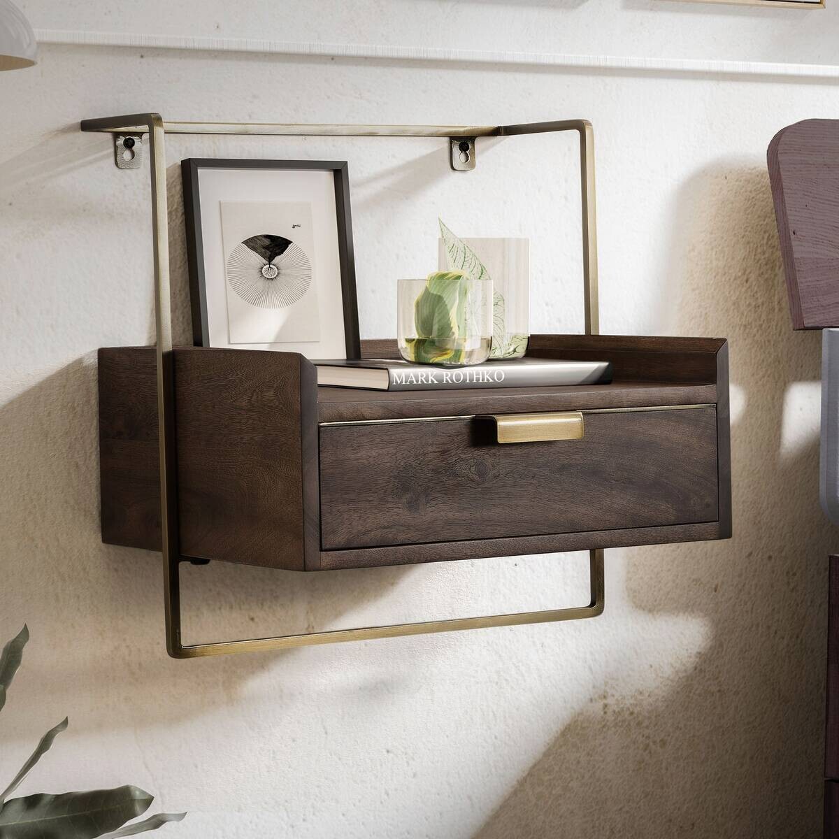 Nachtkonsole schwarz B/H/T: ca. 44x45x35 cm