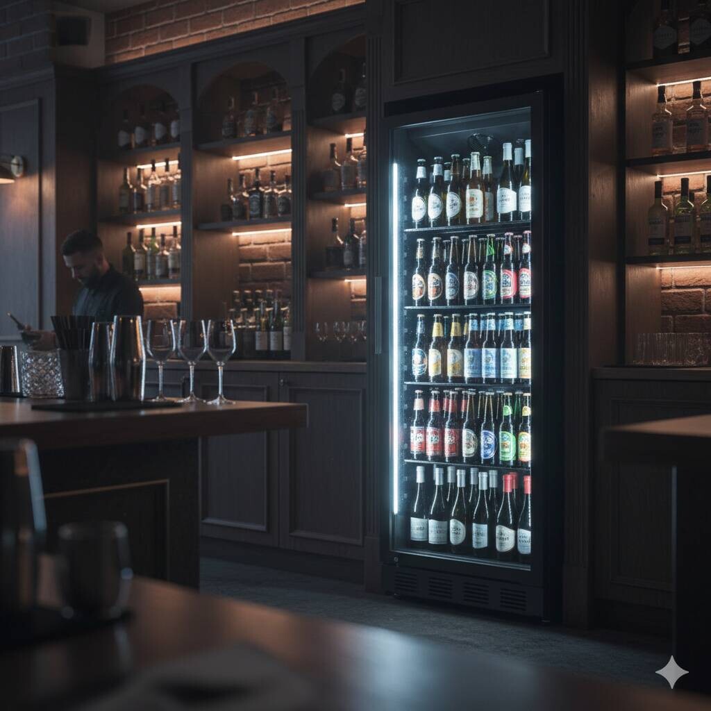 POCOline Kühlschrank GTK159-280CS schwarz B/H/T: ca. 57x159x60 cm