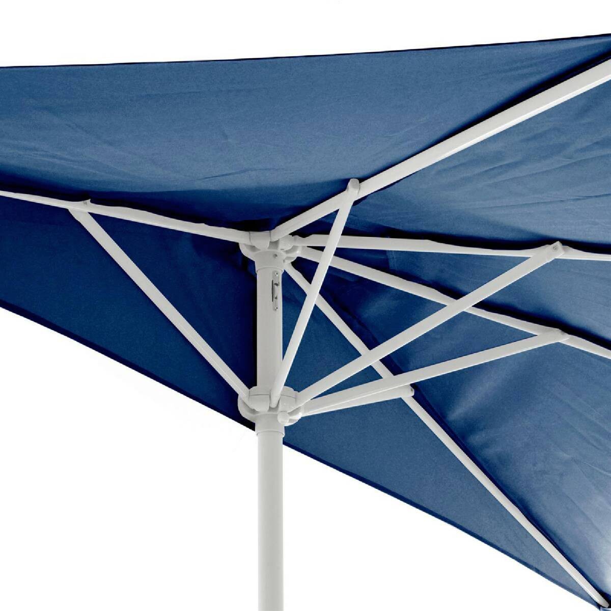 VCM Balkon-Sonnenschirm blau Polyester-Mischgewebe B/H/T: ca. 270x235x140 cm