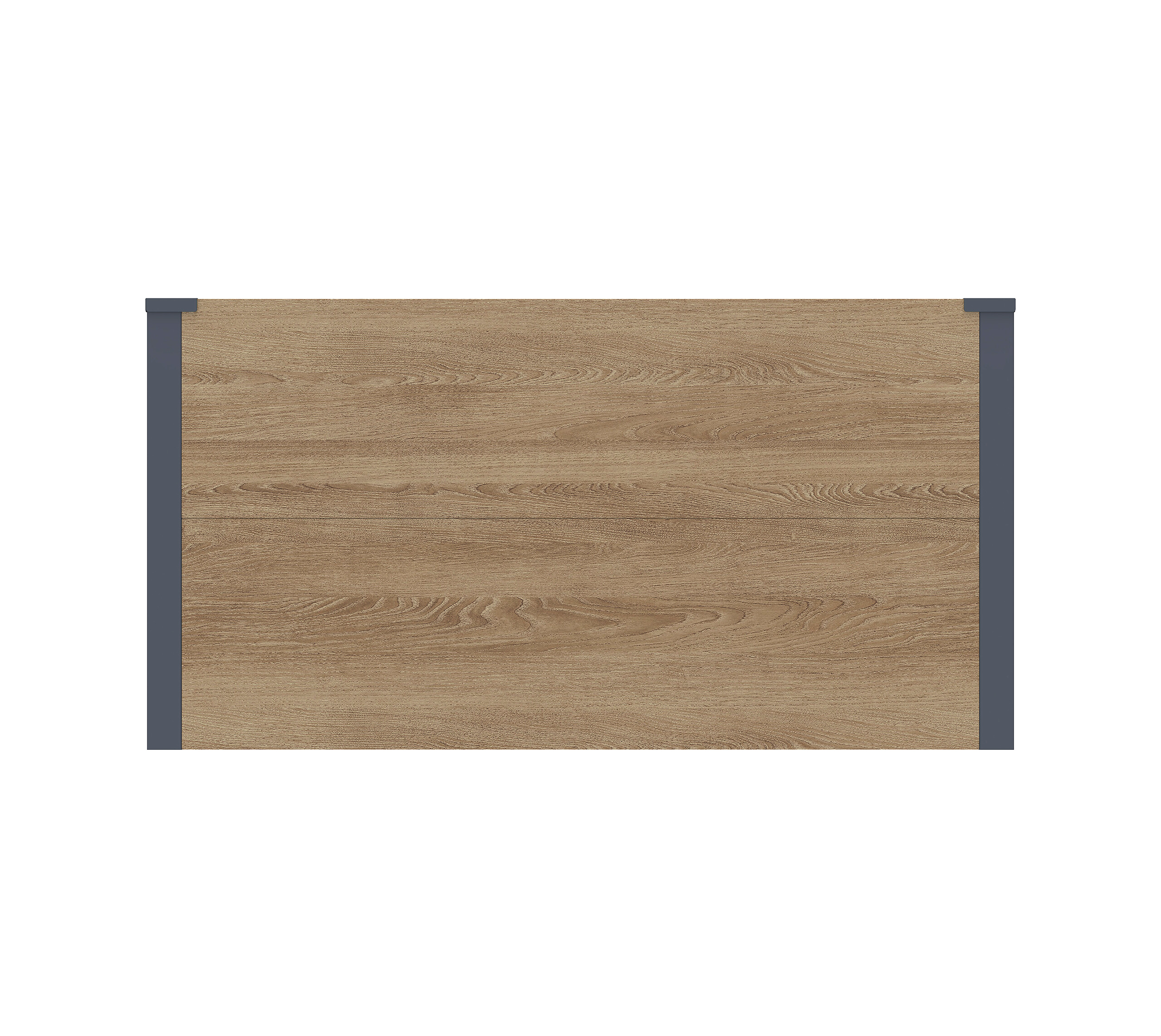 Westmann Pflanzkasten Talus Holzoptik Metall B/H/L: ca. 100x52x25 cm