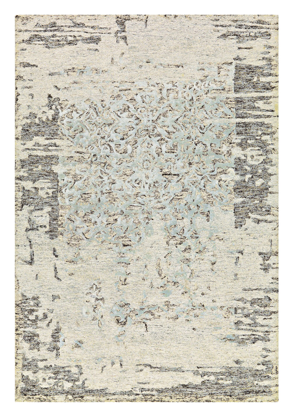 Arte Espina Kurzflorteppich Damast 8067 grau B/L: ca. 120x180 cm