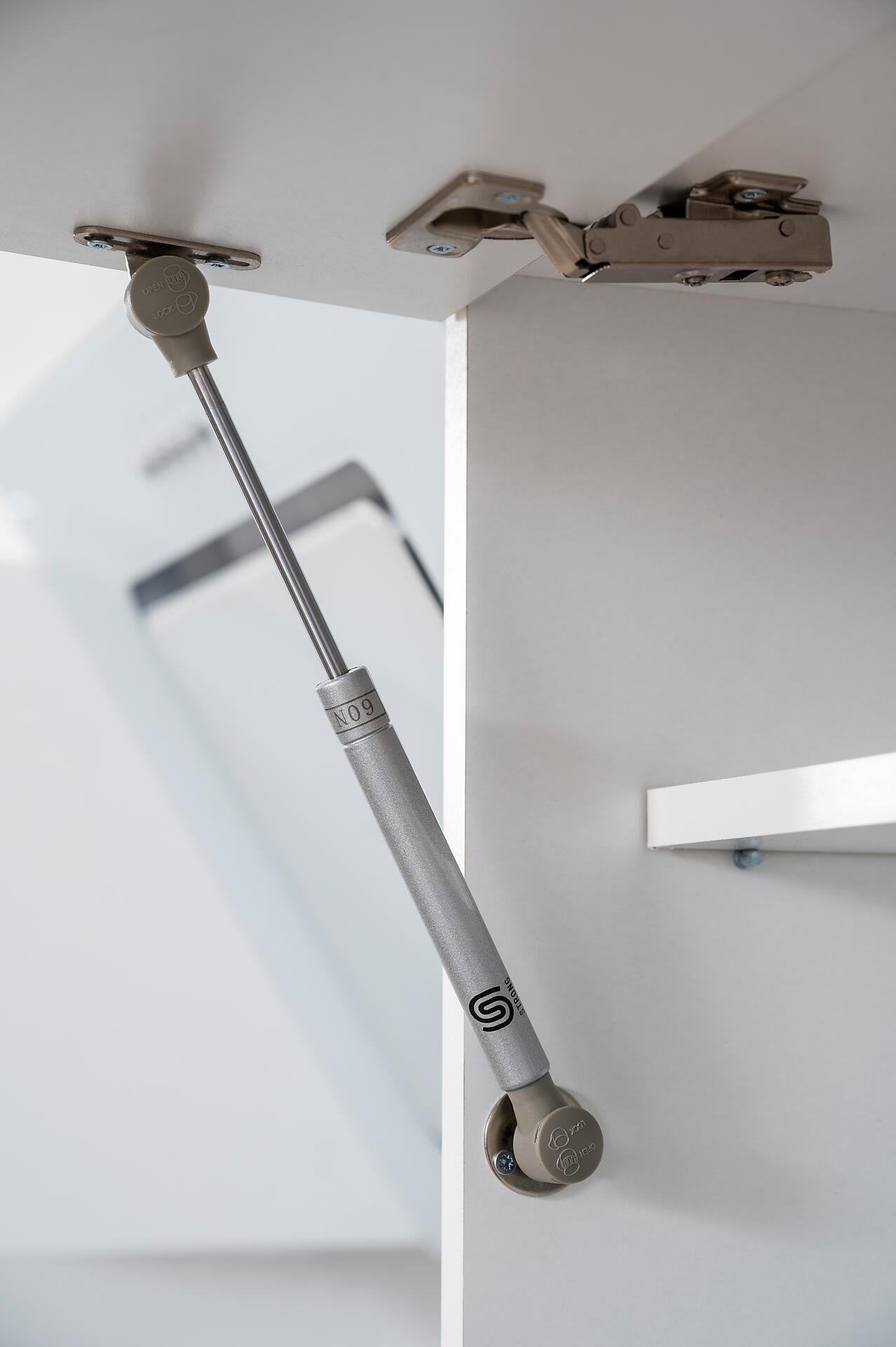 Respekta Küchenblock Premium weiß hochglänzend B/H/T: ca. 280x200x60 cm