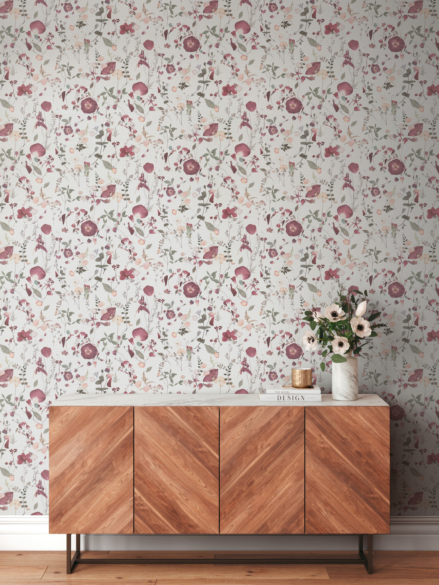 A.S.Creation Vliestapete rosa violett B/H/D: ca. 53x1005x8,2 cm