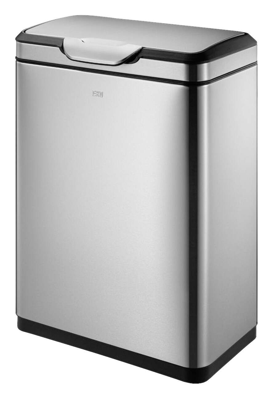 EKO Mülleimer silber B/H: ca. 29x67,4 cm