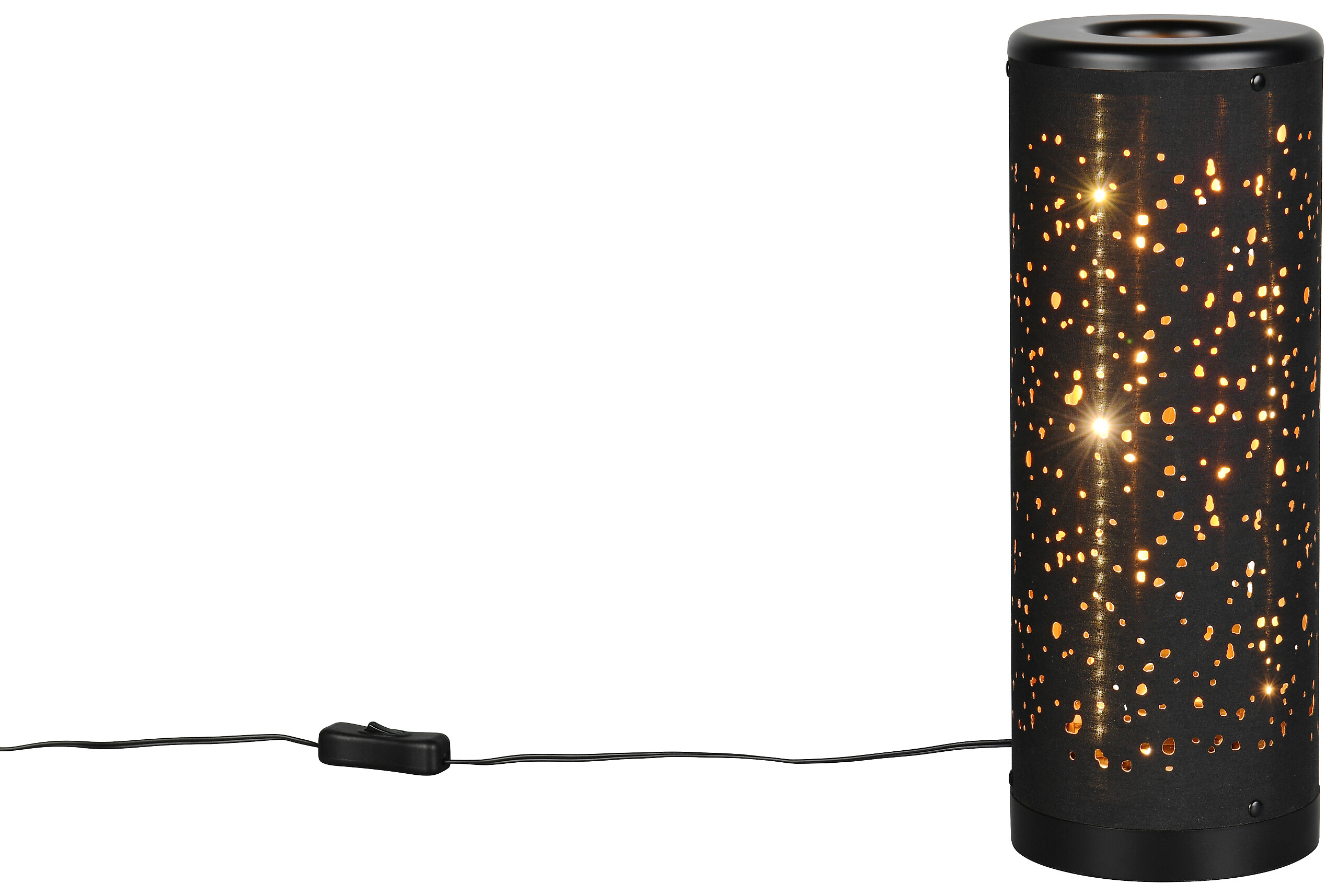 Reality Leuchten LED-Tischleuchte Taco schwarz Kunststoff B/L: ca. 13x34,5 cm