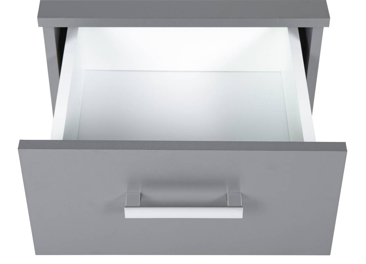 Kommode Elenzio Grafitgrau Optik B/H/T: ca. 41,2x50,8x40 cm