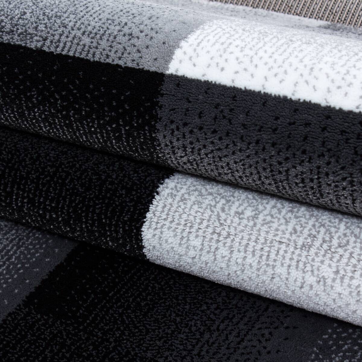 Ayyildiz Teppich MIAMI schwarz B/L: ca. 120x170 cm