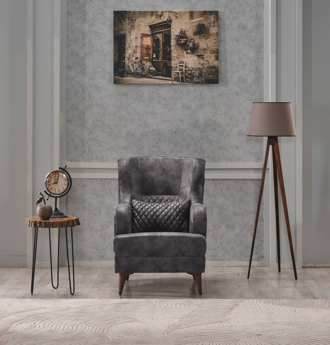 Sofa 3-2-1 anthrazit