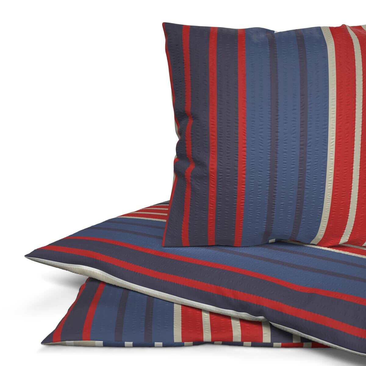 Baumwoll Bettwäsche Seersucker