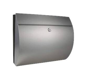 HI Briefkasten Edelstahloptik B/H/T: ca. 38x30,4x13,3 cm