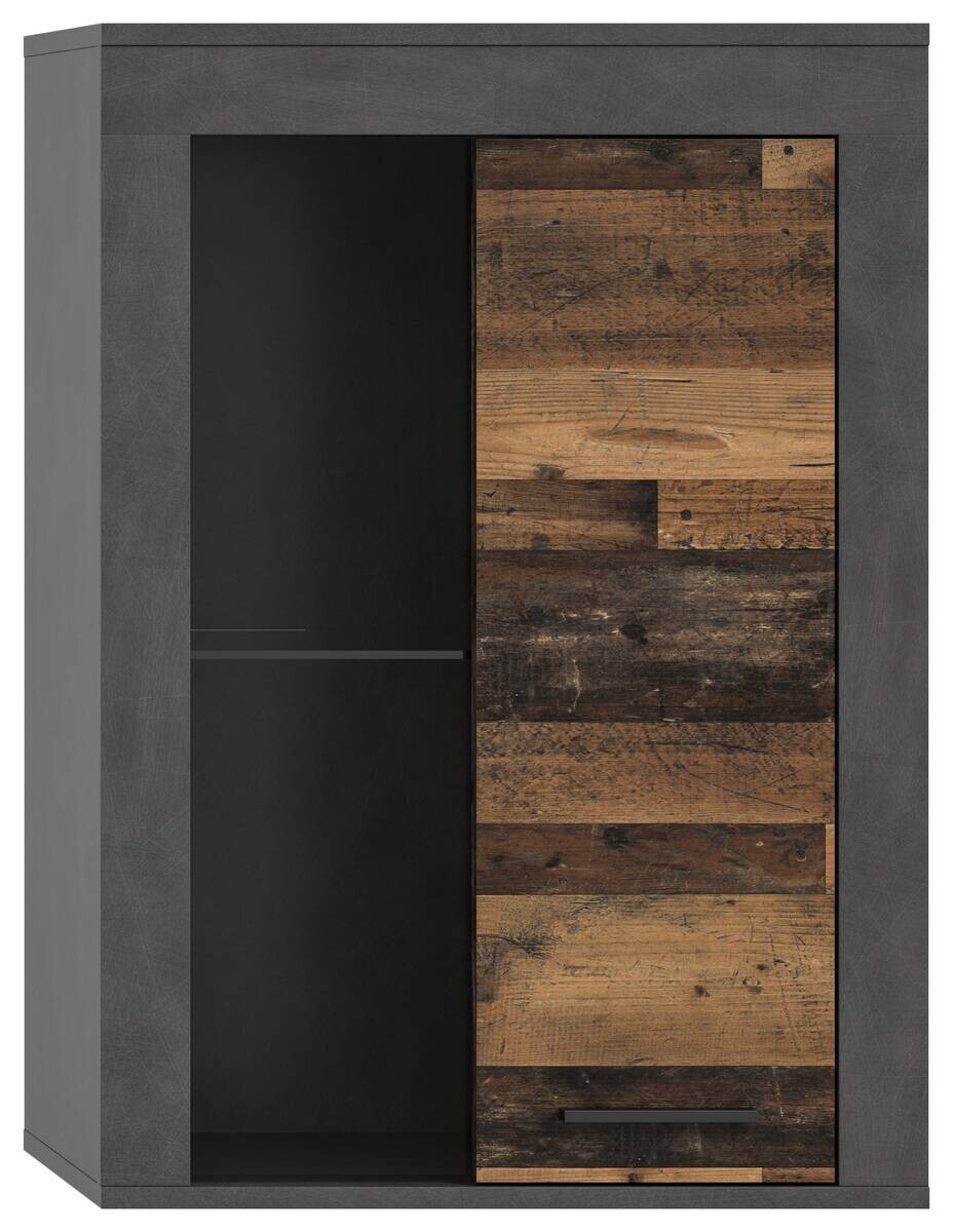 Vitrine Jam Matera Nachbildung Old Wood Nachbildung B/H/T: ca. 86x60x35 cm