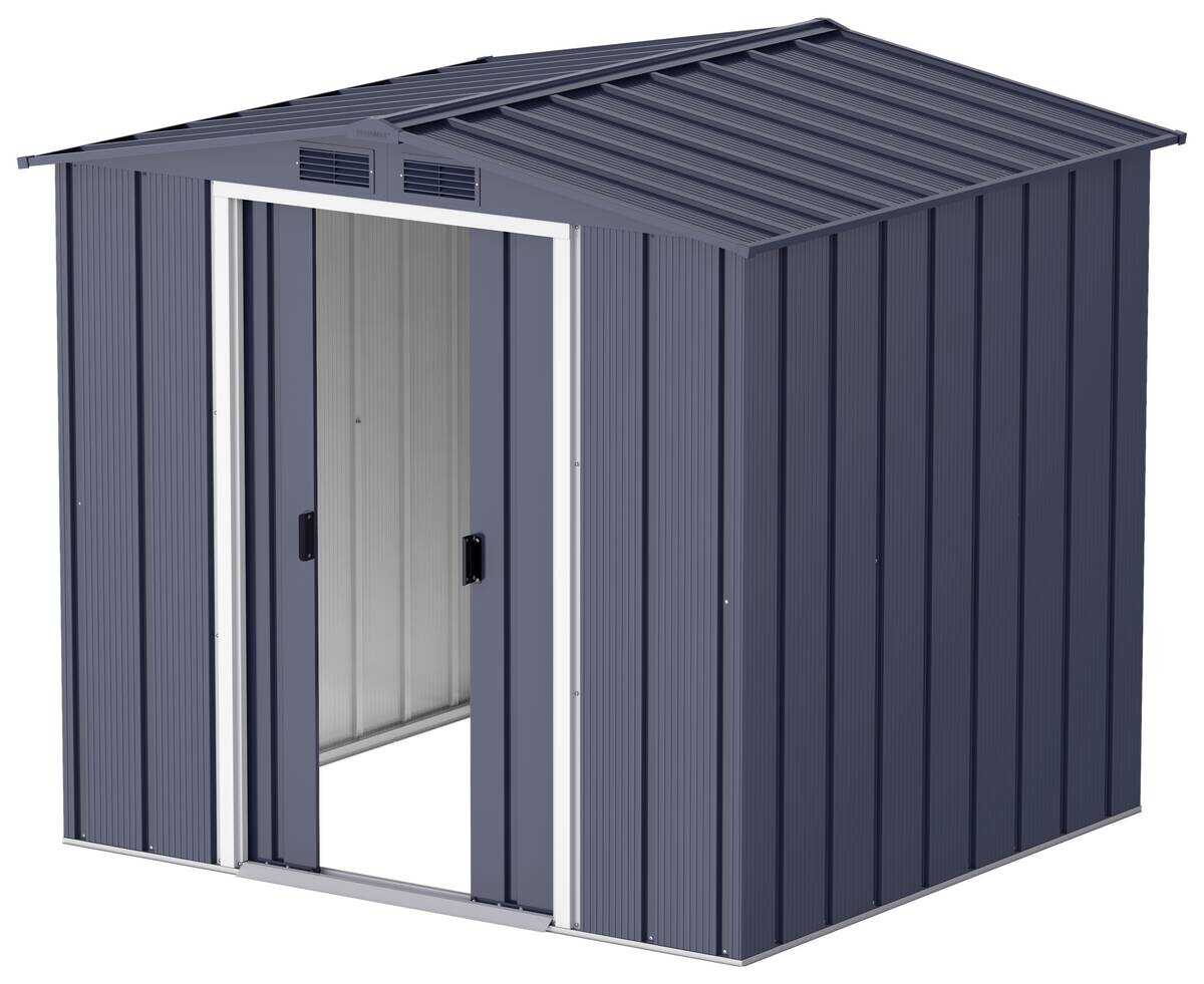 VCM Gerätehaus anthrazit B/H/L: ca. 202x181x174 cm