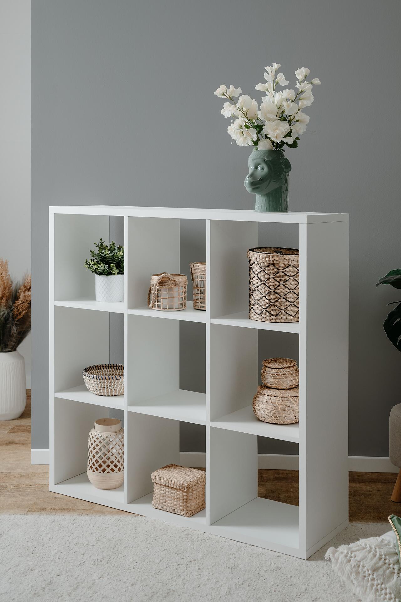 Raumteiler Max weiß B/H/T: ca. 107x107x33 cm