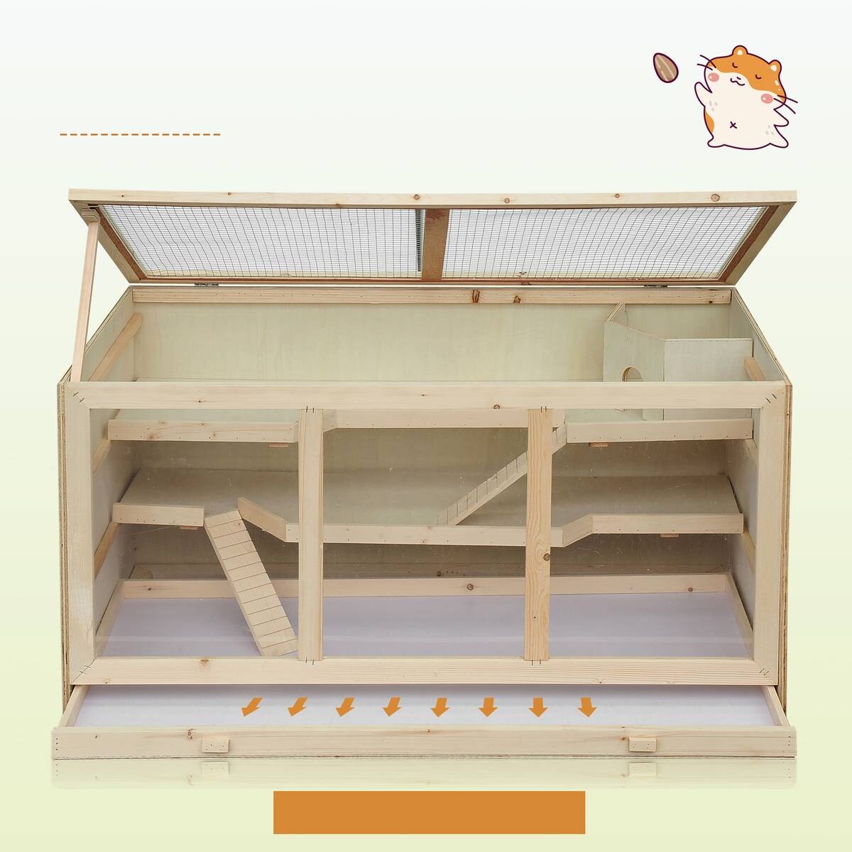 PawHut Nagerkäfig