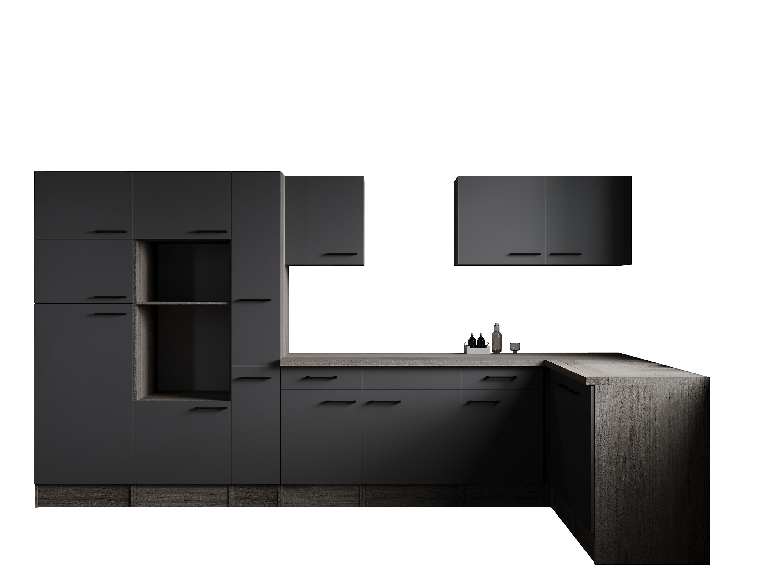 Winkelküche Oliver B/H/T: ca. 370x205x172 cm