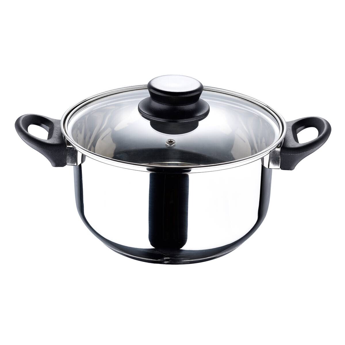 SAN IGNACIO Topfset PALMA silber Edelstahl 5 tlg.