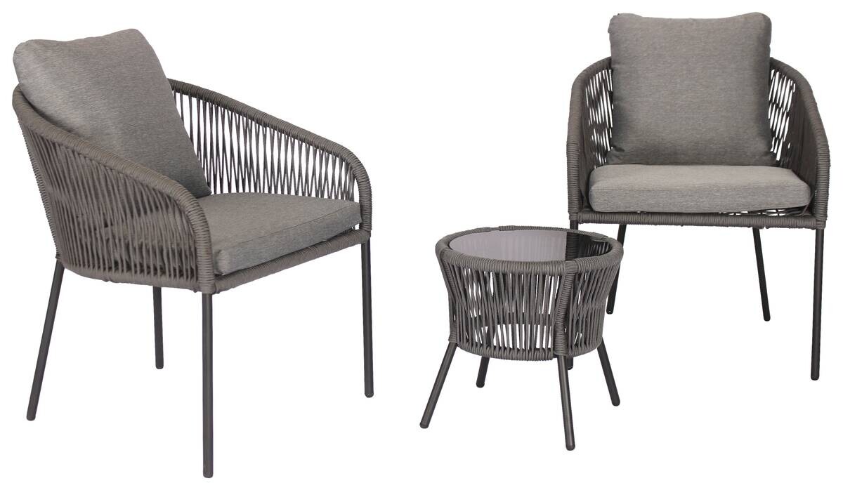 POCOline Balkonset Lisa schwarz Stahl