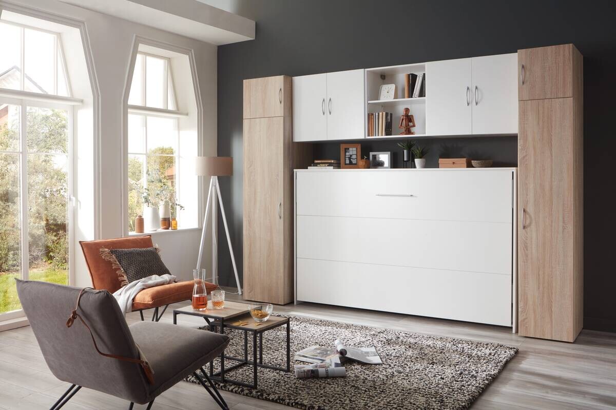 Klappbett Juist weiß Liegefläche B/L: ca. 120x200 cm