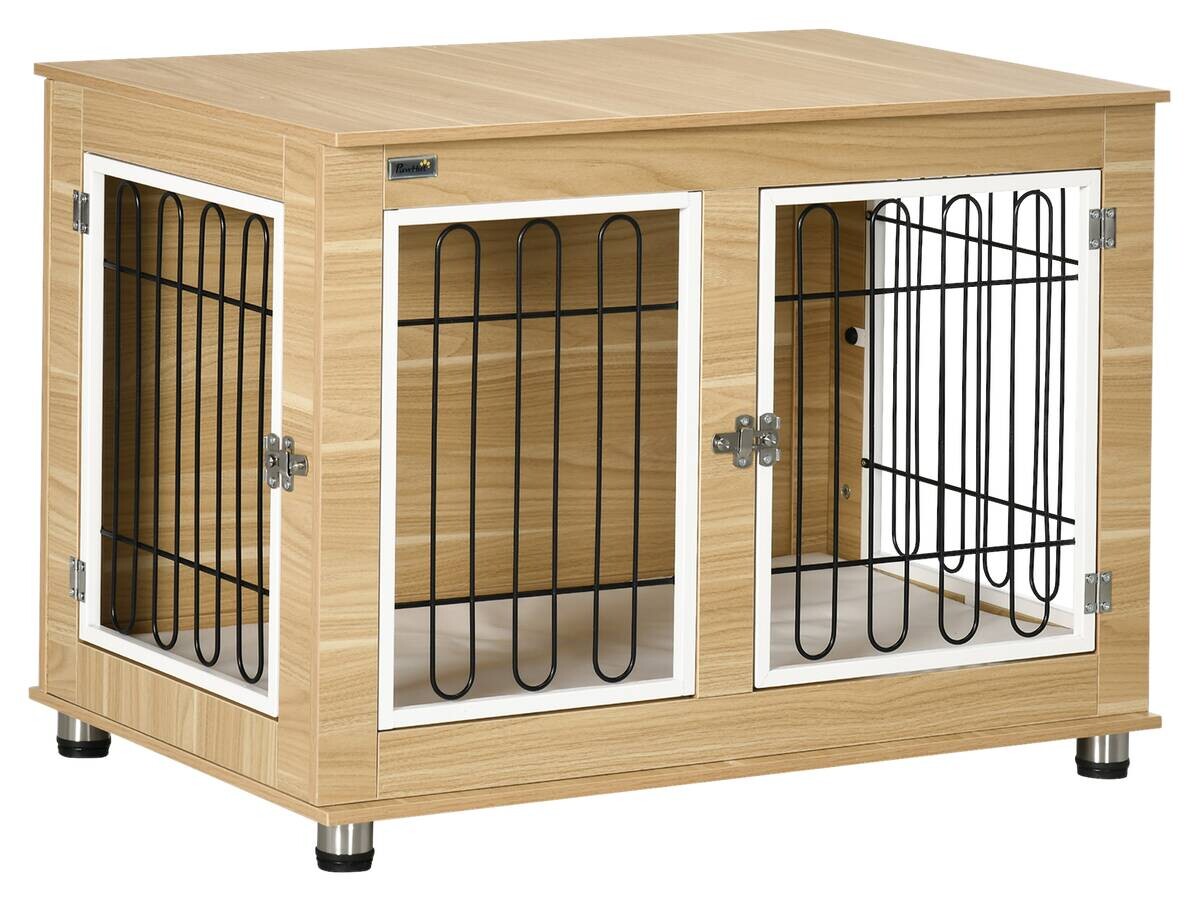 PawHut Hunde-Zubehör Eiche Polypropylen B/H/L: ca. 58x90x65 cm