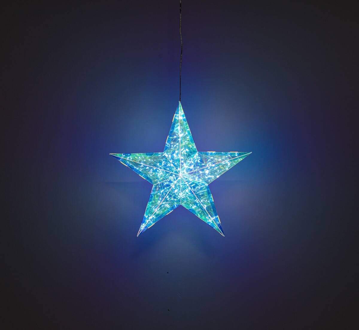 Nolo Dekoleuchte Star transparent B/H/L: ca. 30x10x30 cm