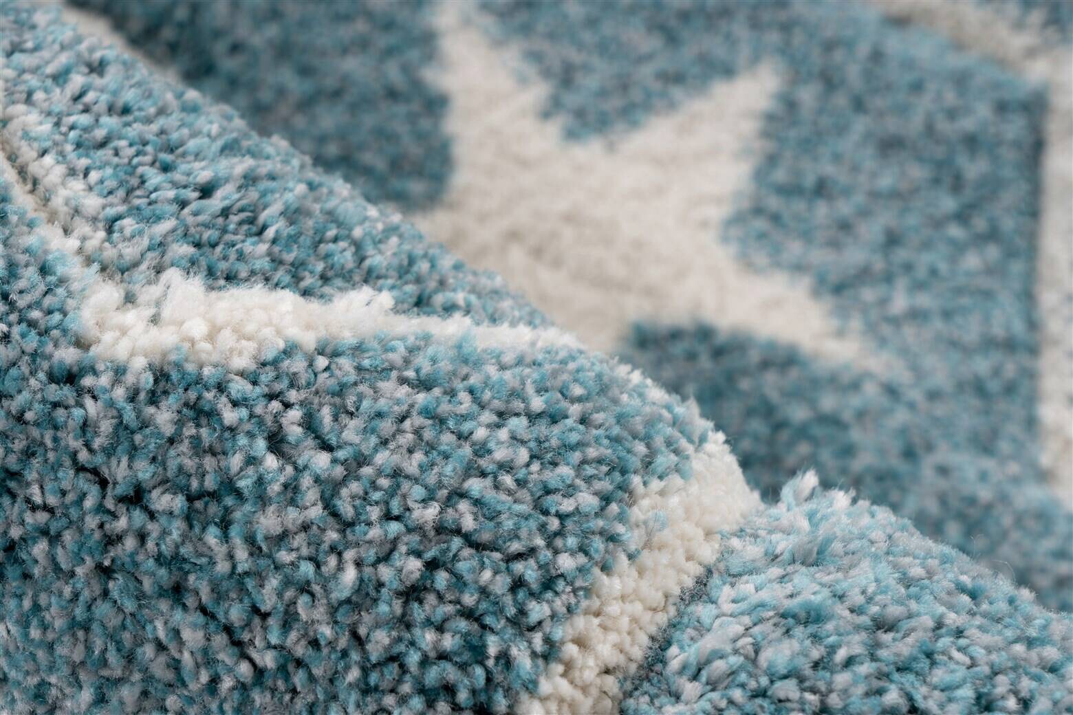 Kayoom Kurzflorteppich Australia - Tamworth blau B/H/L: ca. 80x1,6x150 cm