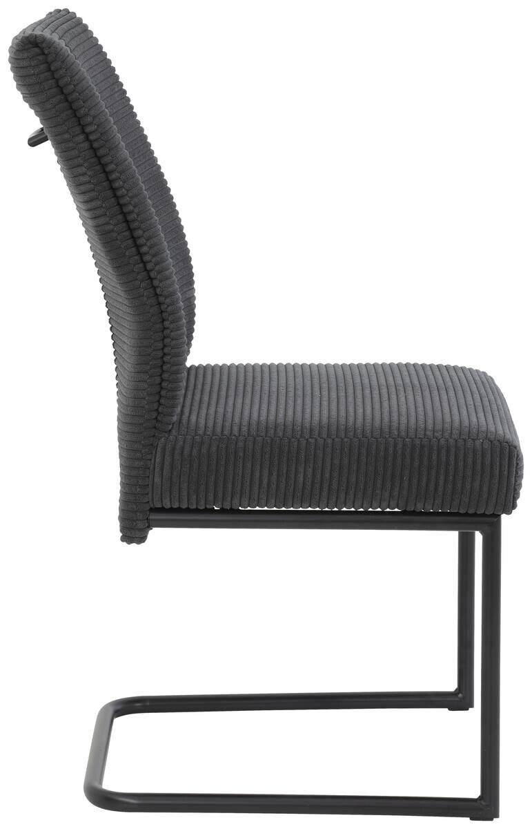 Schwingstuhl Dagmar anthrazit Webstoff B/H/T: ca. 50x99x65 cm