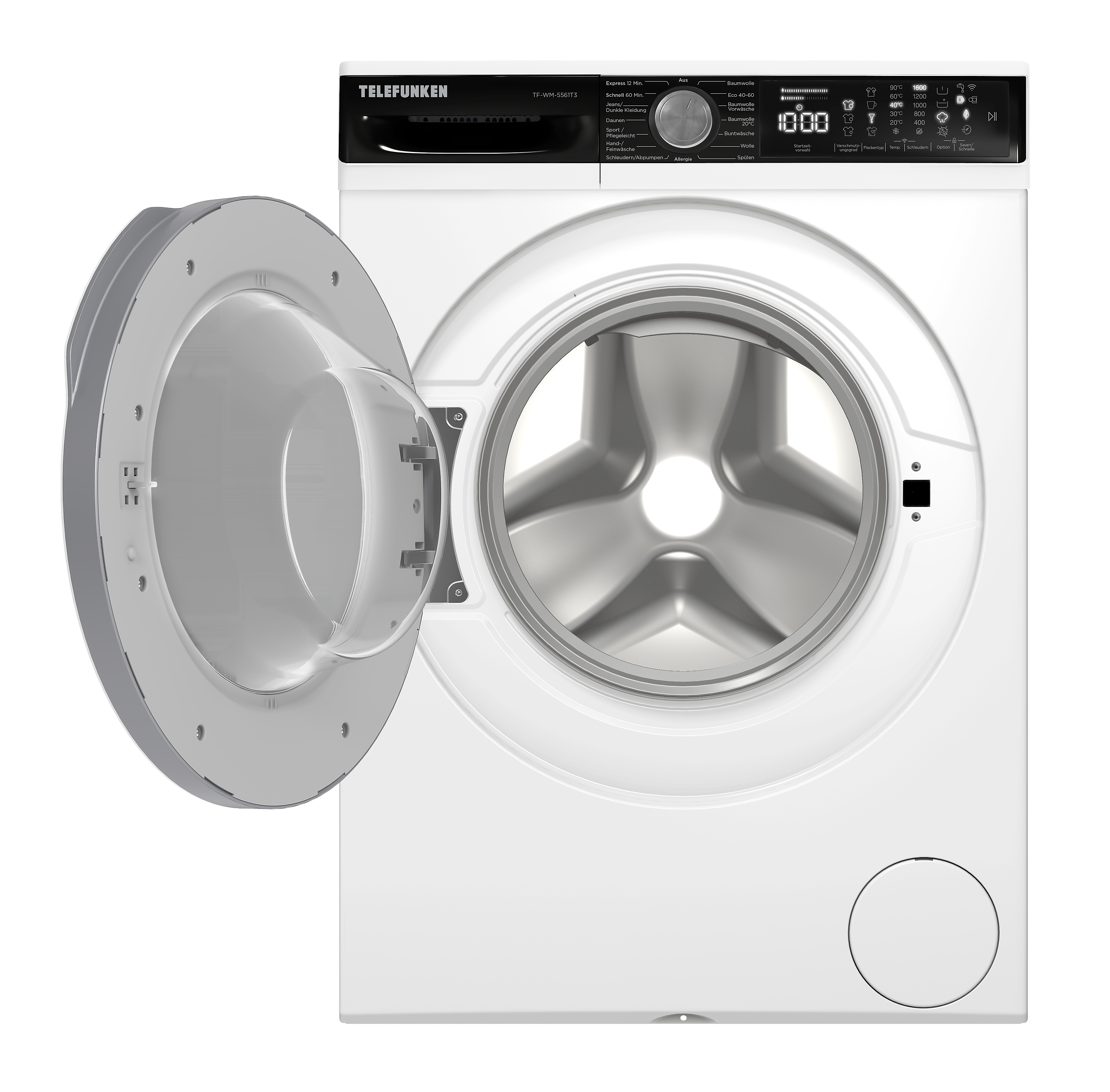 Telefunken Waschmaschine weiß B/H/T: ca. 59,7x84,5x55,7 cm ca. 8 kg