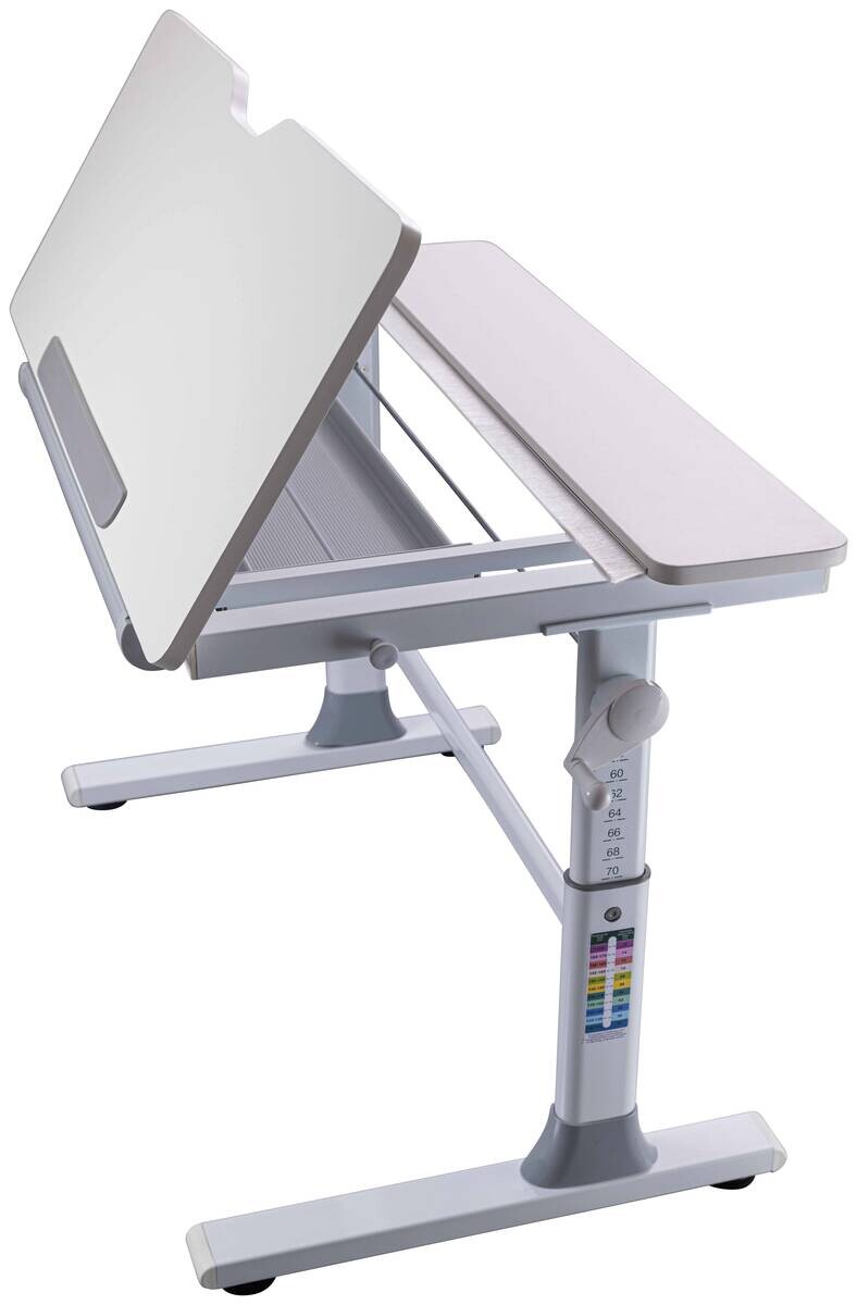 Schreibtisch Frederik weiß pulverbeschichtet B/H/L: ca. 60x56x100 cm