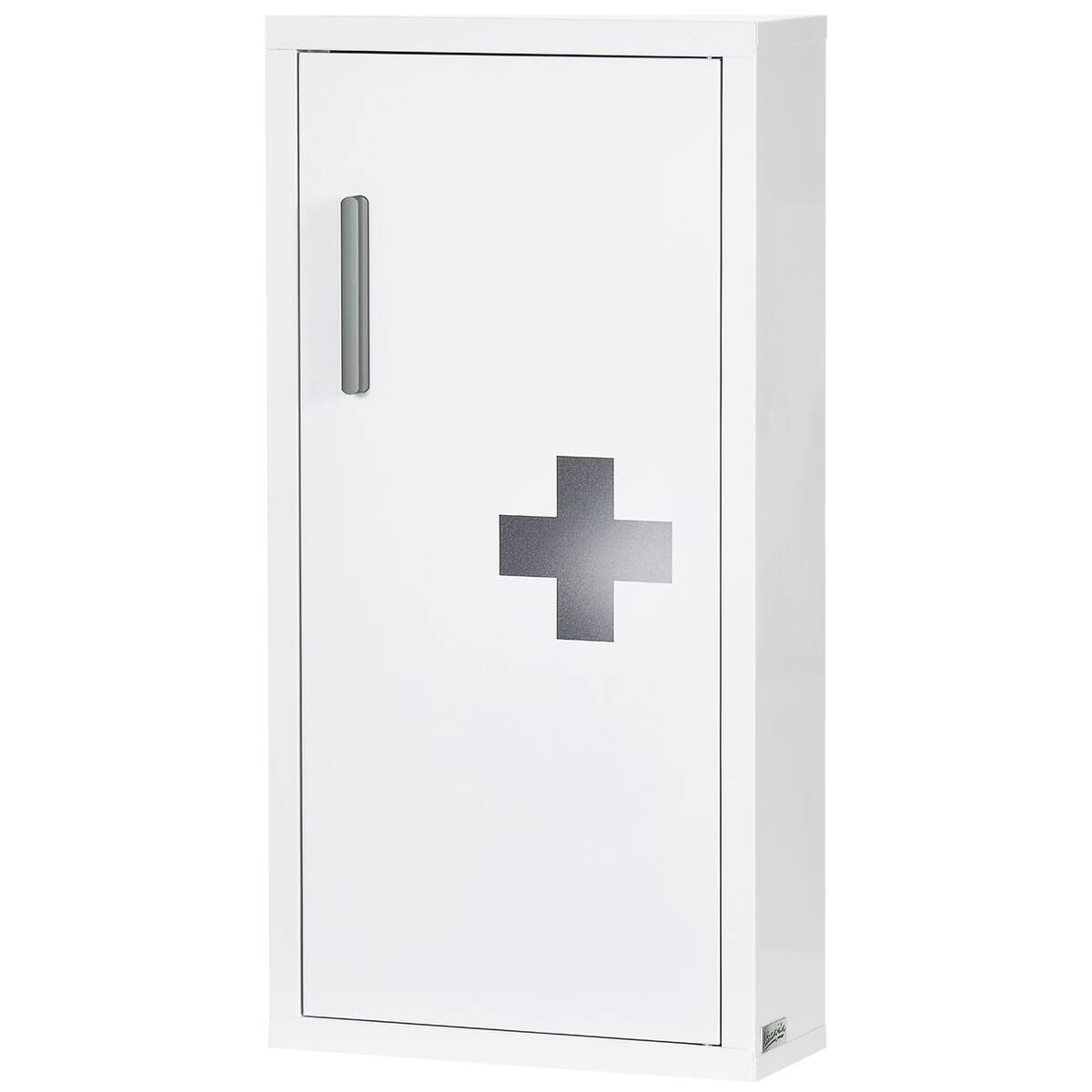 Medizinschrank weiß Edelstahl B/H/L: ca. 12x30x60 cm