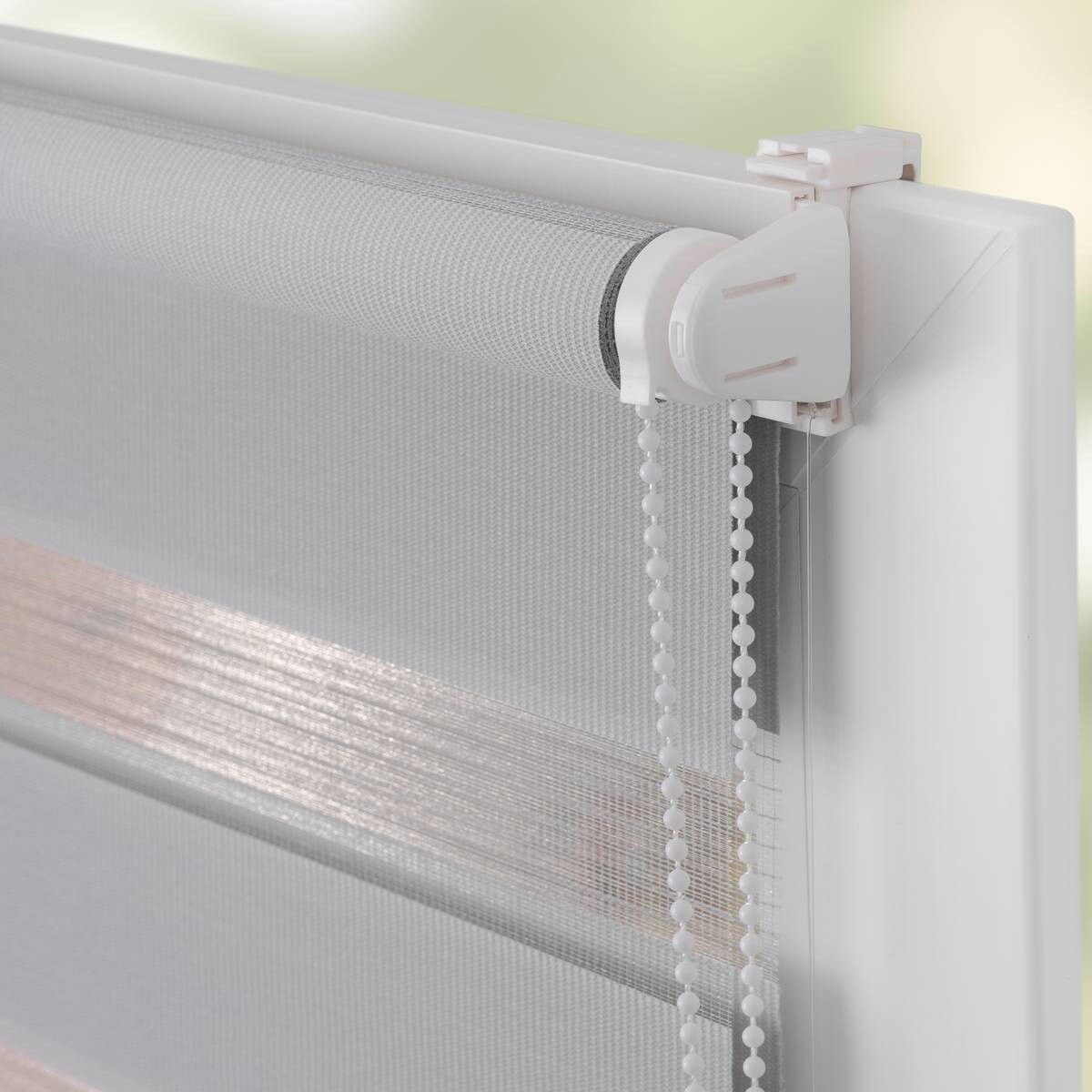 LICHTBLICK Doppelrollo Duo grau B/L: ca. 45x150 cm