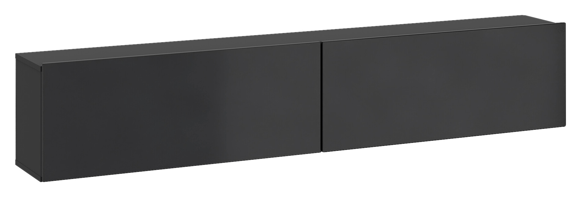 TV-Lowboard Otis schwarz Hochglanz B/H/T: ca. 180x37x32 cm