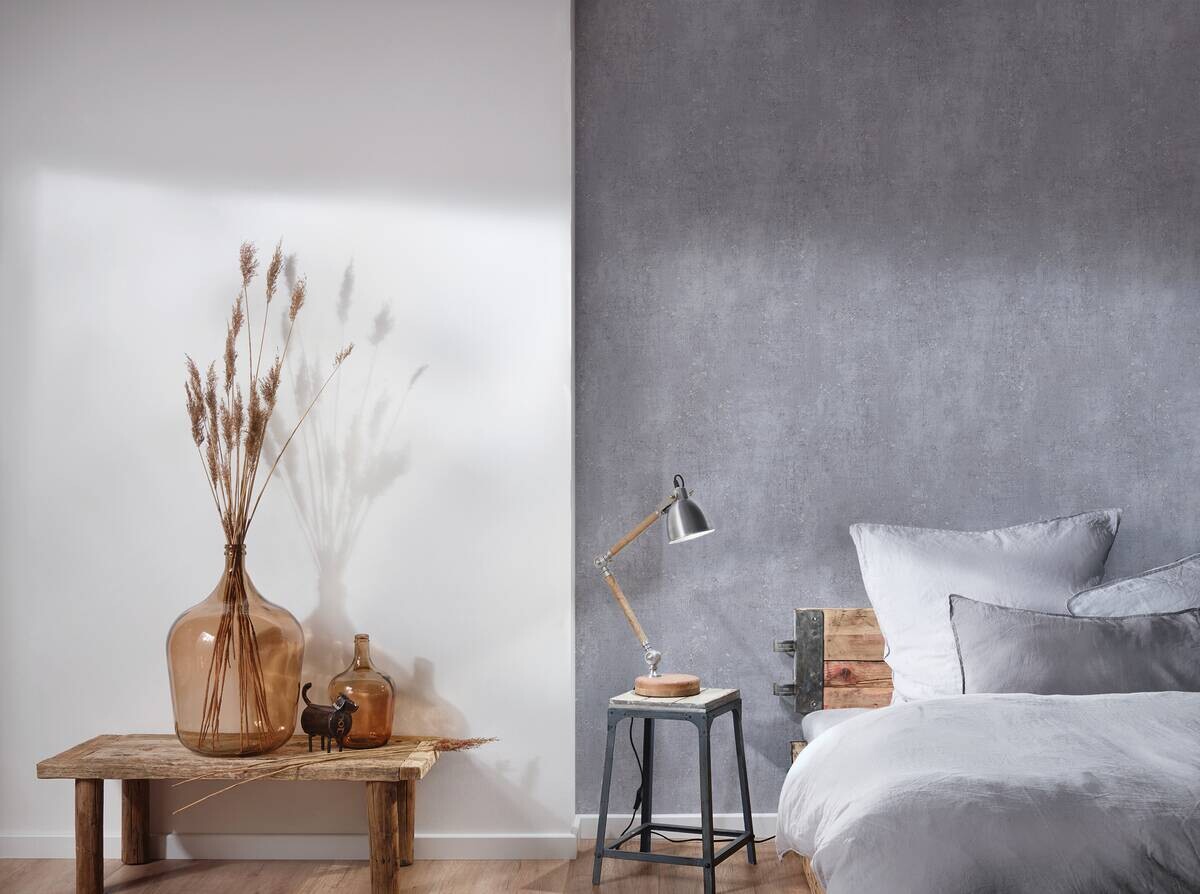 A.S.Creation Vliestapete grau B/H/D: ca. 53x1005x8 cm