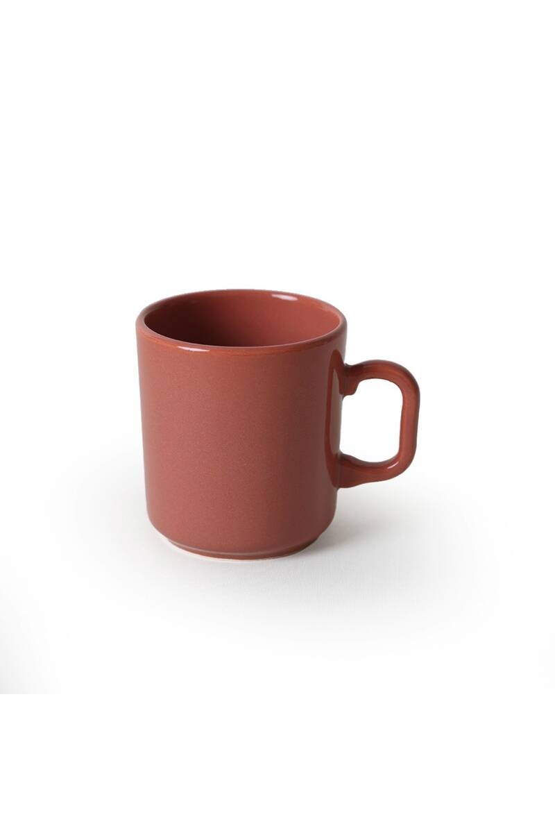 HermiaConcept Teetasse 6-tlg. rot Steingut B/T/L/D: ca. 8x8x8x8 cm