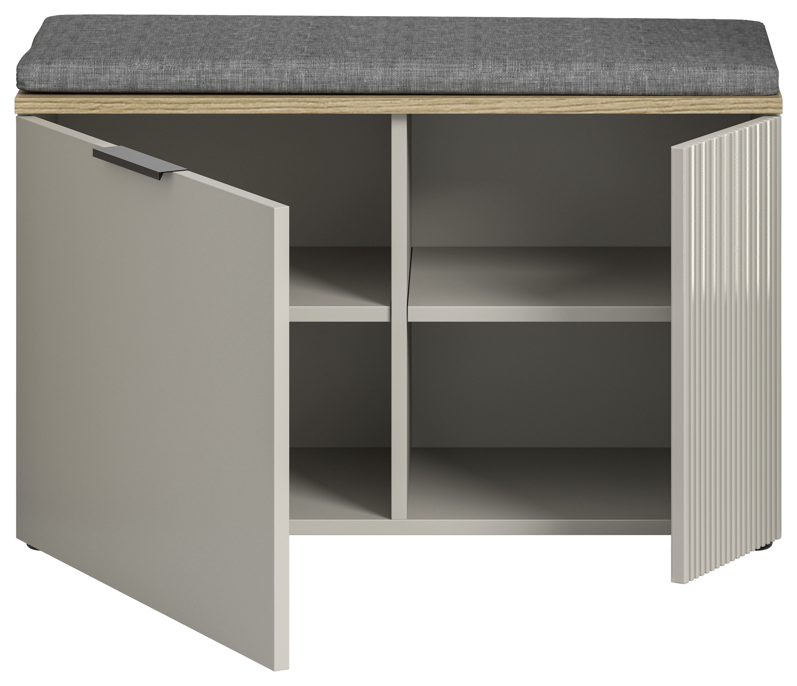 Sitzbank Slide Kaschmirgrau Nachbildung Evoke Oak Nachbildung B/H/T: ca. 80x48x36 cm