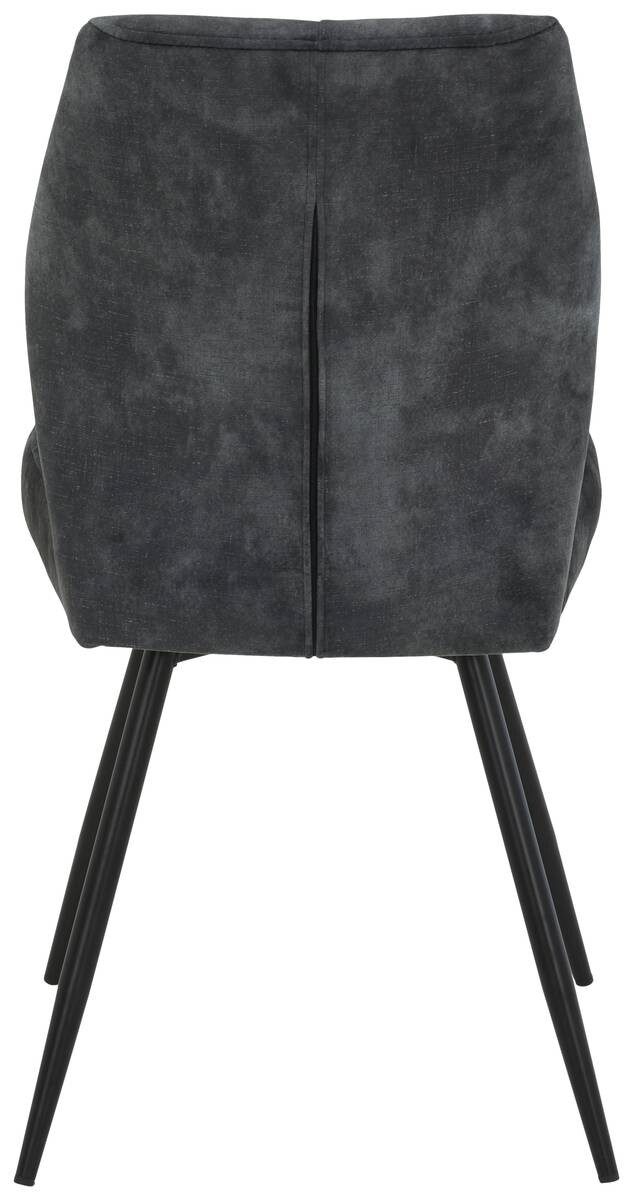 Stuhl Ally anthrazit Microfaser B/H/T: ca. 46x89x60 cm